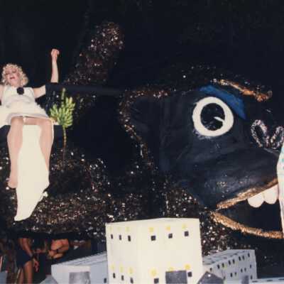 A float in the parade.