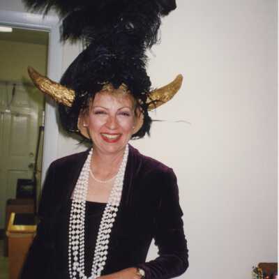 Unknown woman dressed up.