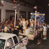 A float in the parade.