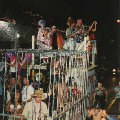 A float in the parade.