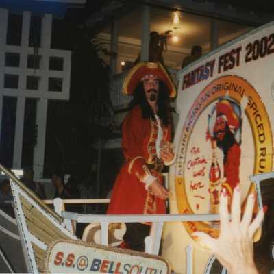 A float in the parade.