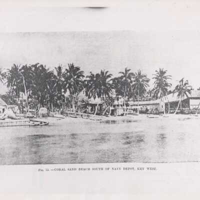 Coral sand beach south of Navy Depot