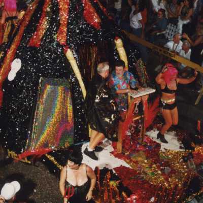 A float in the parade.