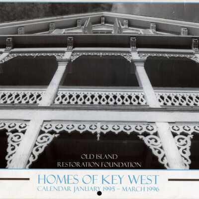 Homes of Key West Calendar: Copyright: @ Key West Art & Historical Society; Origformat: Print-Photographic