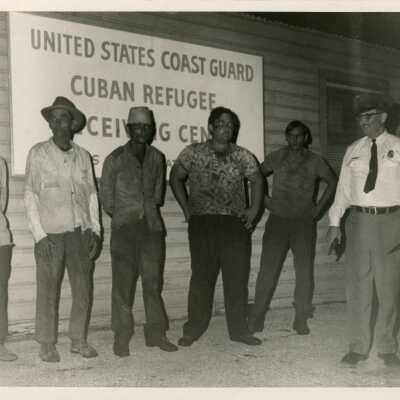 Cuban Refugees at the Coast Guard Receiving Center