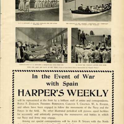Harper's Weekly, April 23, 1898: Copyright: © Key West Art & Historical Society