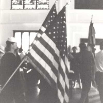 Honor guard in a church: Copyright: © Key West Art & Historical Society; Origformat: Print-Photographic
