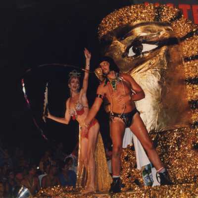 A float in the parade.