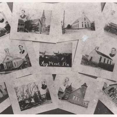 Collage of Key West Churches around 1900