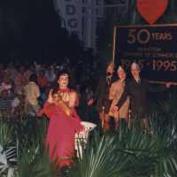 A float in the parade.
