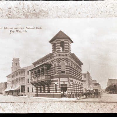 Hotel Jefferson and First National Bank, Key West, Fla
