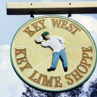 Key West Key Lime Shoppe Sign