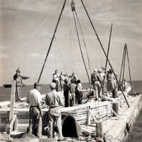 Key West - Havana Cable-Laying Barge