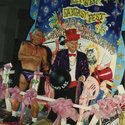 A float in the parade.