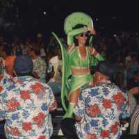 A float in the parade.
