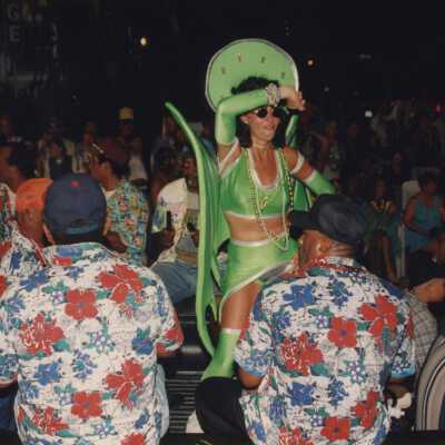 A float in the parade.