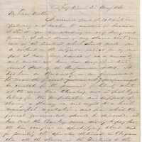 Letter Written by Walter C. Maloney to Son Willie