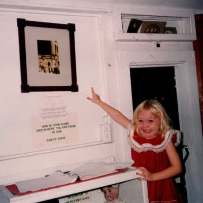 Harmony, a child, at East Martello