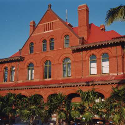 The back of the Custom House.