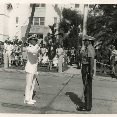 US Military ceremony