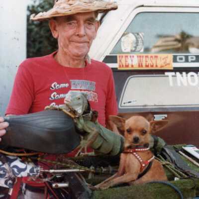 Iguana Man: Copyright: © Key West Art & Historical Society; Origformat: Print-Photographic