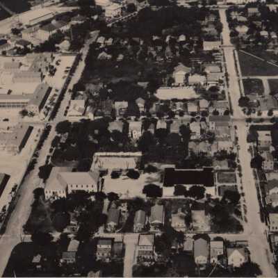 Aerial view, perhaps Thomas and Emma Streets: Copyright: © Key West Art & Historical Society; Origformat: Print-Photographic