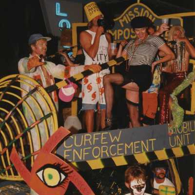 A float in the parade.