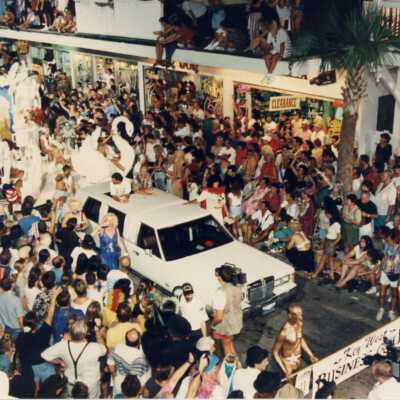 A float in the parade.