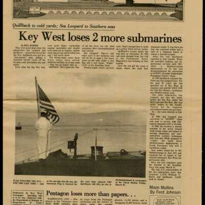 'Key Outpost' Newspaper: Copyright: @ Key West Art & Historical Society; Origformat: Print-Photographic