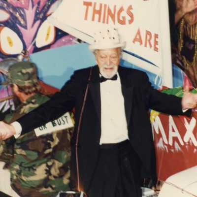 Capt. Tony on a Fantasy Fest float during the parade.