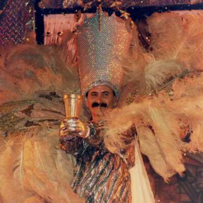 Unknown man dressed up.