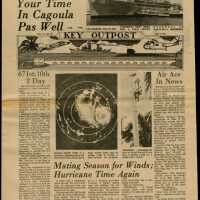          'Key Outpost' Newspaper; Copyright: @ Key West Art & Historical Society; Origformat: Print-Photographic
   