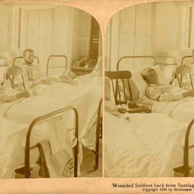 Wounded Soldiers back from Santiago, Key West Hospital