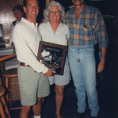 Unknown people at the Call of the Wild awards ceremony.