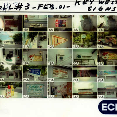 Key West Images Contact Sheet - Roll 3