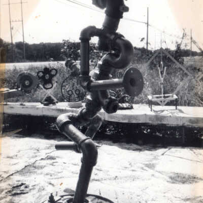 Stanley Papio metal sculpture