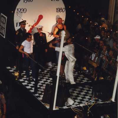 A float in the parade.