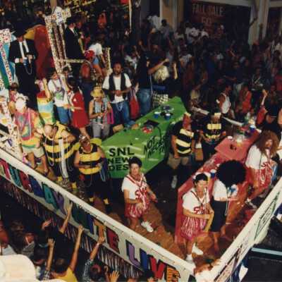 Float in the parade.