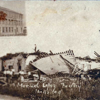 Manuel Lopez Cigar Factory after the Hurricane