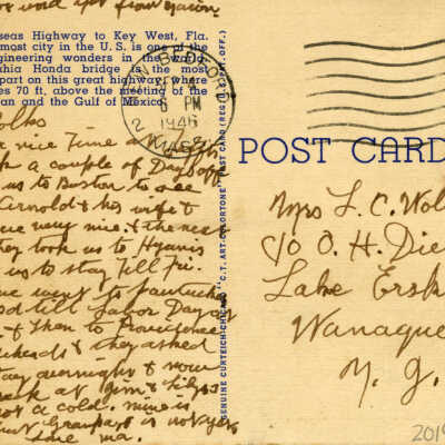 Bahia Honda Bridge on the Overseas Highway: Copyright: @ Key West Art & Historical Society; Origformat: Print-Photographic