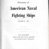 Dictionary of American naval fighting ships, Vol. 2