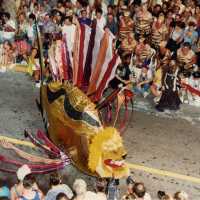 A float in the parade.