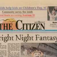 An article in the Key West that reads Fright Night Fantasy.