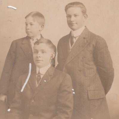 Three unknown boys