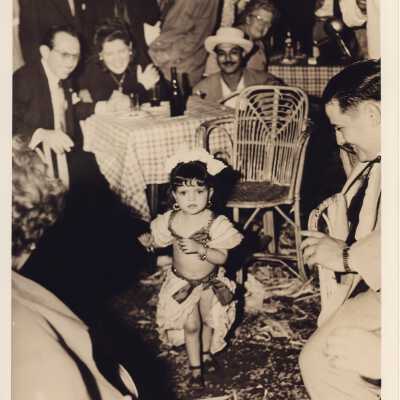 Child dressed up at a party in Cuba