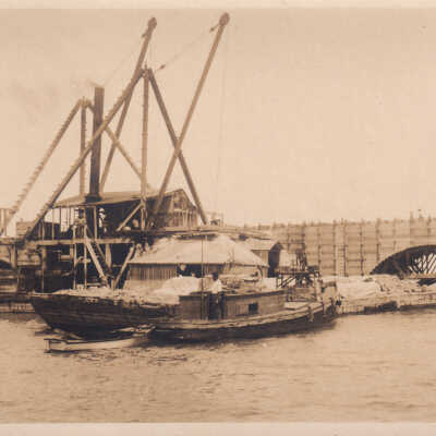 Bahia Honda construction barge