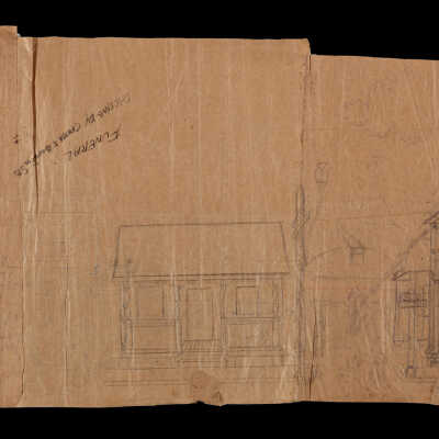 Verso of Funeral Passing by Central and Division: © Key West Art & Historical Society