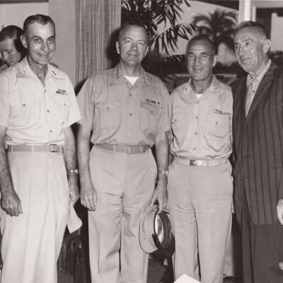 Rear Admiral Louis J. Kirn and Sam Golan: Copyright: © Key West Art & Historical Society; Origformat: Print-Photographic