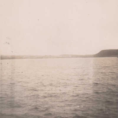 Azores viewed from the U.S.S. Key West (PF-17)