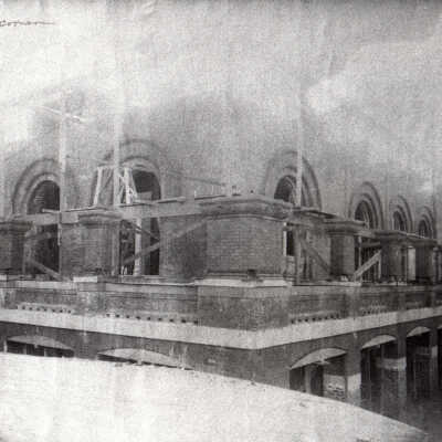 Custom House under construction